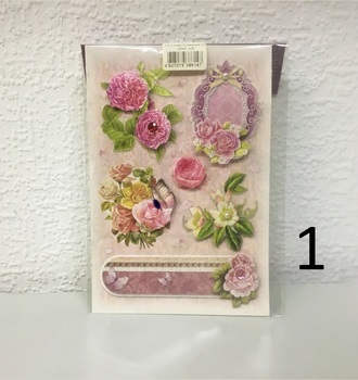 3 D стикер бумажный DJS