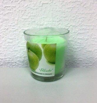 Свеча ароматизированная в стекле