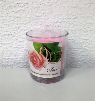 Свеча ароматизированная в стекле