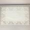 Салфетки ажурные белые прямоугольные 20*30 см