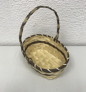 +Набор корзин из 5 бело-корич (С -093)