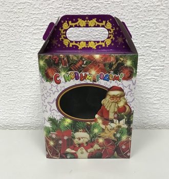 +Коробка  С НГ с  окном