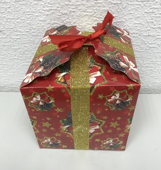 +Коробка Подарок с лентой