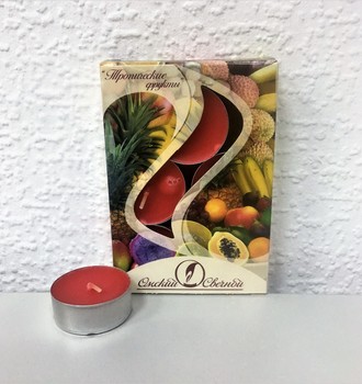 Свеча в гильзе ароматизированная 6шт/уп