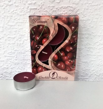 Свеча в гильзе ароматизированная 6шт/уп