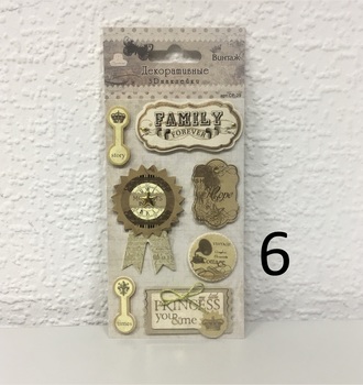 Бумажные стикеры с клеевой основой на картоне