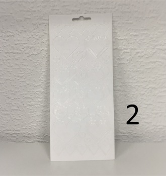 Контурные наклейки  10х24,5 см