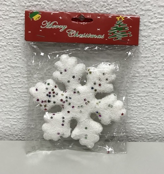 +Снежинка объемная малая