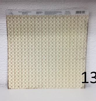 СЛ Бумага для скрапбукинга 29,5*29,5см 180г/м