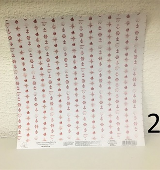 СЛ Бумага для скрапбукинга двусторонняя 160гр/м2