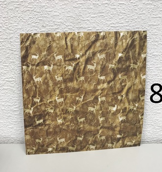 СЛ Бумага для скрапбукинга НГ история 160гр/м2