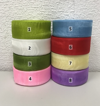 + Лента органза 3,8 см*50ярд