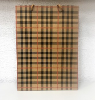 + Сумка крафт 18 (24*33) с верев.ручками с рис.