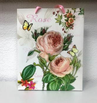 + Сумка крафт 18 (26*32) с атласными ручками