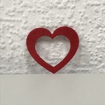 М Сердце с отверст 3 см