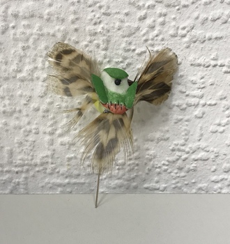 Птичка Л №2 мини с крыльями-перышками 1шт