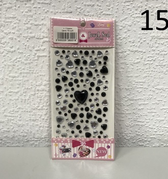 +  Стразы на клееввой основе