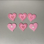 + Сердце войлок (6 шт)