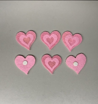 + Сердце войлок (6 шт)