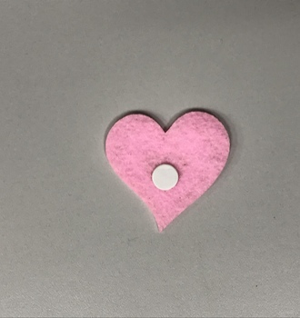 + Сердце войлок (6 шт)
