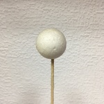 Вставка шарик 10см перламутровый