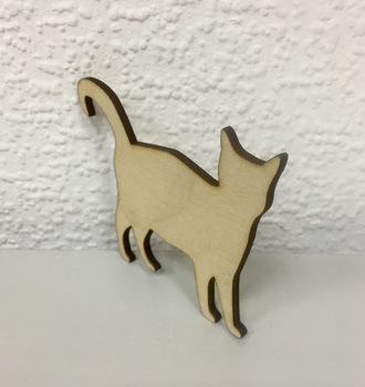 СЛ Бирка для декора "Кошка"