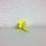 Бант затяжка цв. с золотой полосой 1,2*25см (10шт)