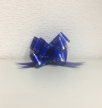 Бант затяжка цв. с золотой полосой 5,0*85см (10шт)