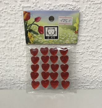 Липучки сердечки 14126, 13297, 13302, 13303, 13304