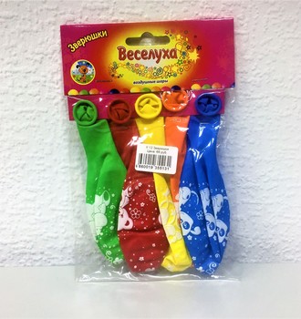 К 12 Зверюшки, Ассорти Пастель 5шт