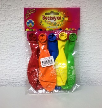 К 12 С днем рождения Мишка, Ассорти Пастель 5шт