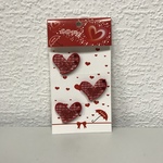 Наклейка 20 Сердца (8*15см)