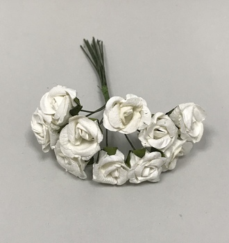 +Розочка бум. 2,5см 10 б/10шт/уп