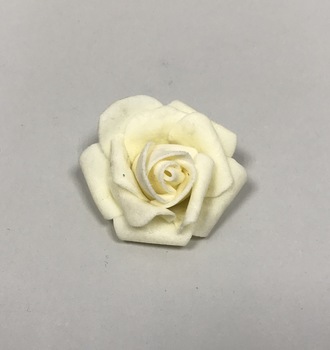 +Цветок роза фоам 3 см  1шт