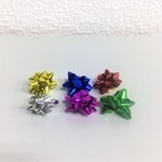 Бант-звездочка металл. №1  2,5см (100 шт)