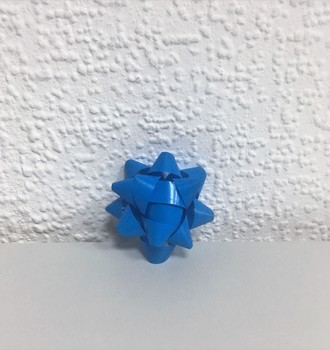 Бант-звездочка металл. №2  5см (100 шт)