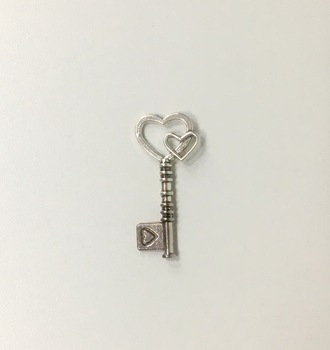 СЛ Декор металл "Ключик с сердечком"