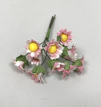 +Ромашка мал. 2- х цв.  12 бут/12шт/уп