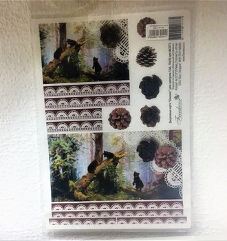 СЛ Декупажная карта формат А4