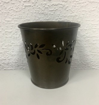 +Кашпо металлическое 10см