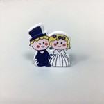 Наклейка Молодожены дерево (12шт)