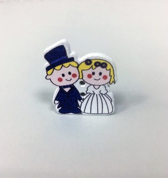 Наклейка Молодожены дерево (12шт)