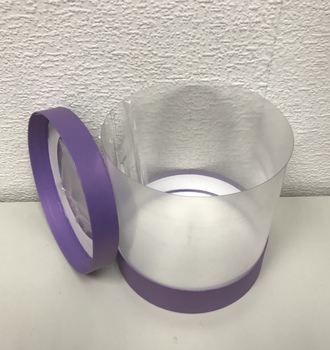 * Коробка прозр  д 20,5 в 20,5