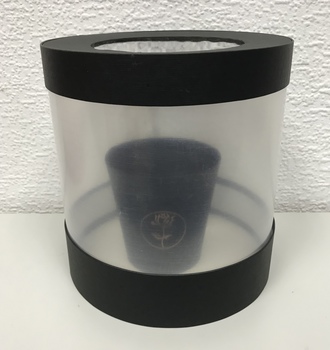 * Коробка прозр бол + кашпо д20,5 в 20,5