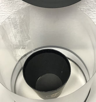 * Коробка прозр бол + кашпо д20,5 в 20,5