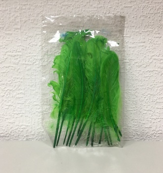 +Перо цветное 18см