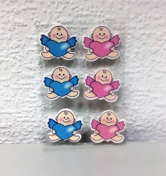 СЛ Наклейки декор. дерево (6 шт)