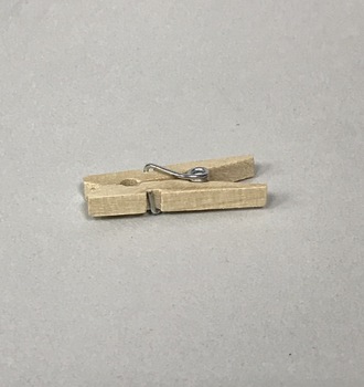 +Прищепка 2,5см натуральная (25шт)