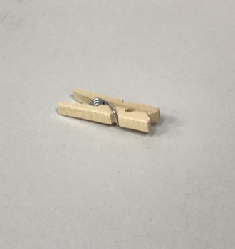 +Прищепка 2,5см натуральная (25шт)