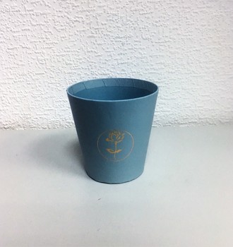 + Кашпо картон с надп.